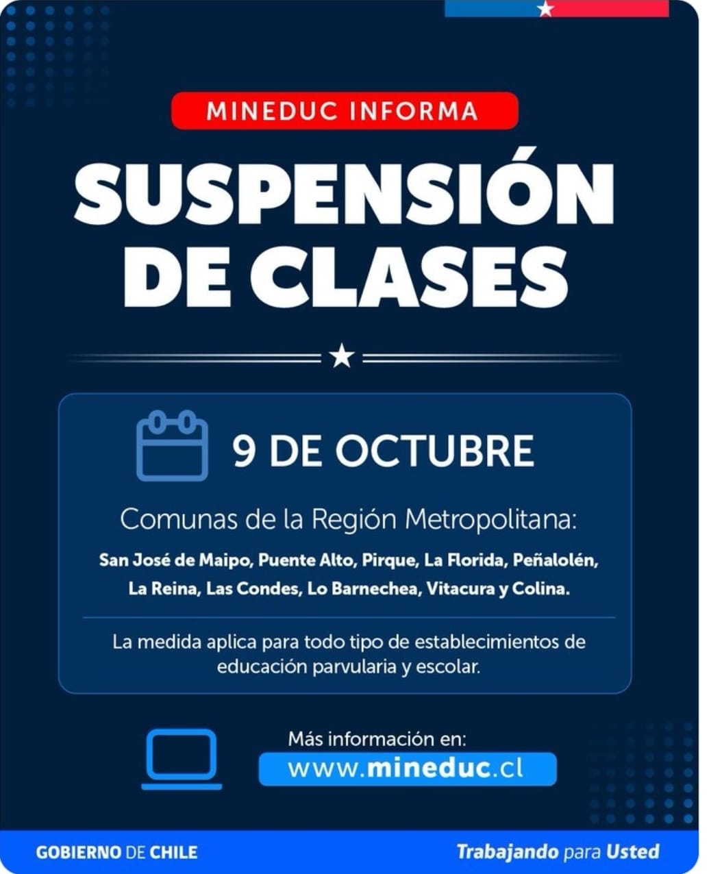 Comunicado Colegio York